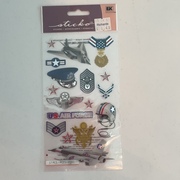 Air Force Scrapbook Paper & Stickers Bundle - Picture 11 of 11